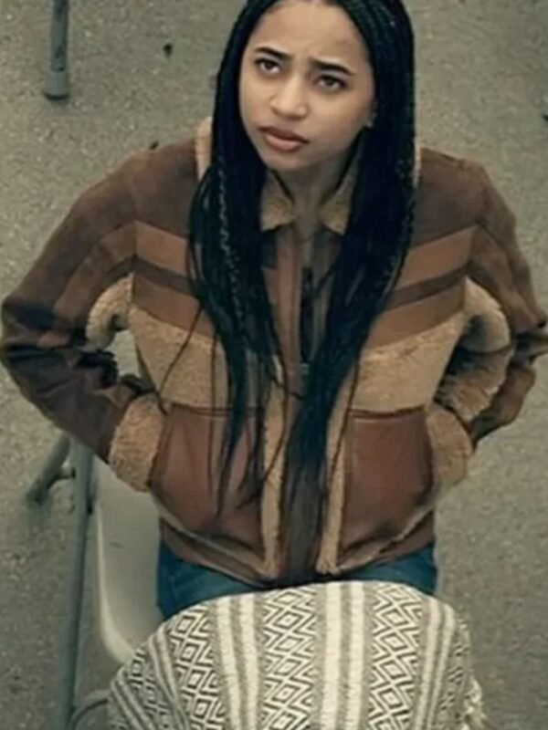 Superman & Lois S03 Tayler Buck Sherpa Fur Leather Jacket