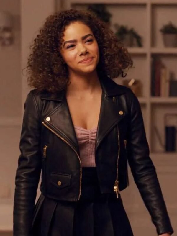 Antonia Ginny & Georgia Ginny Miller Black Biker Jacket