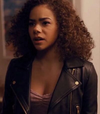 Antonia Ginny & Georgia Ginny Miller Black Biker Jacket