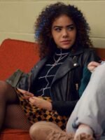 Antonia Ginny & Georgia Ginny Miller Black Biker Jacket