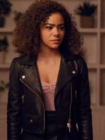 Antonia Ginny & Georgia Ginny Miller Black Biker Jacket