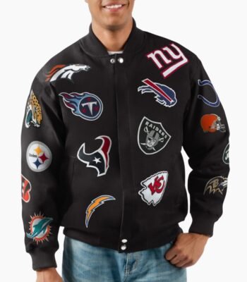 Carl Banks NFL Twill Collage Jacket