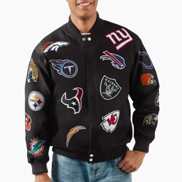 Carl Banks NFL Twill Collage Jacket