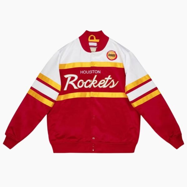 NBA Houston Rockets Satin Varsity Jacket