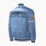 NBA Memphis Grizzlies Satin Varsity Jacket