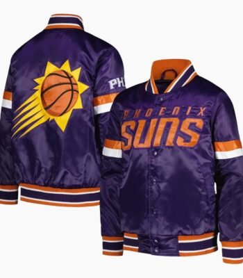 NBA Phoenix Suns Satin Varsity Jacket