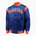 NCAA Florida Gators The Enforcer Full Button Satin Jacket