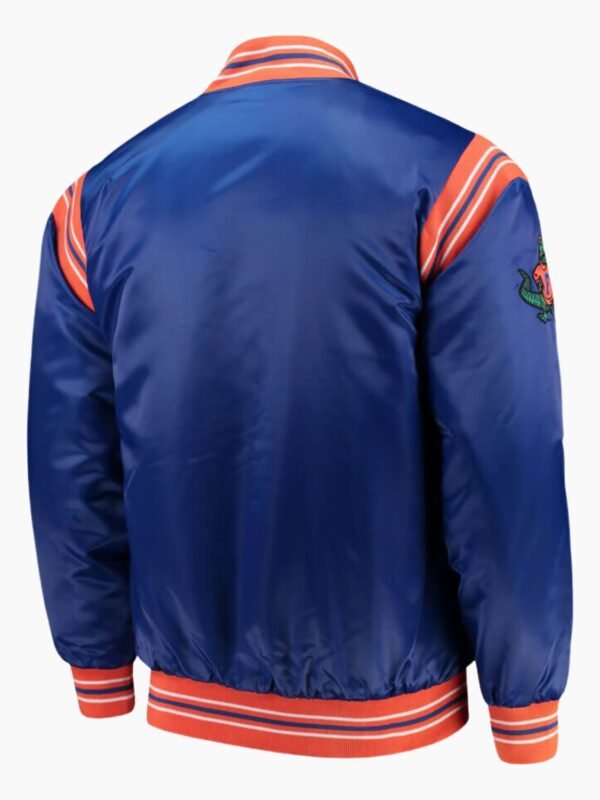 NCAA Florida Gators The Enforcer Full Button Satin Jacket