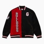 NCAA Georgia Bulldogs The Rookie Satin Varsity Jacket