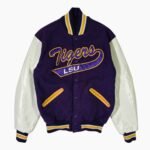 NCAA Vintage 90s LSU Tigers Delong Varsity Jacket