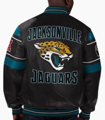 NFL Black Jacksonville Jaguars Leather Jacket