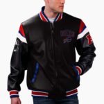 NFL Buffalo Bills Multi Varsity Leather Jacket