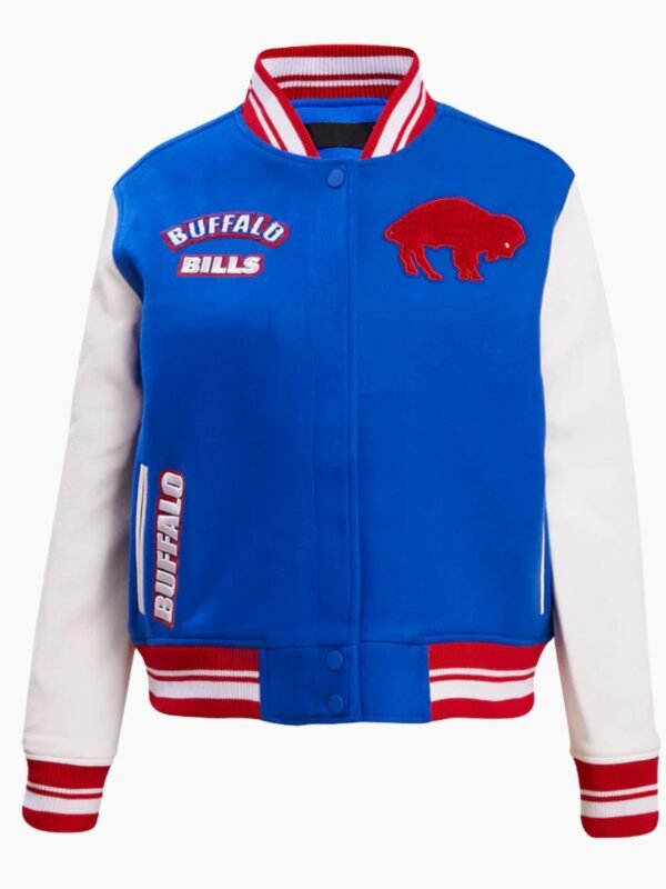NFL Buffalo Bills Retro Classic Ribbed Wool Varsity Jacket