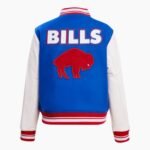 NFL Buffalo Bills Retro Classic Ribbed Wool Varsity Jacket