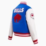 NFL Buffalo Bills Retro Classic Ribbed Wool Varsity Jacket