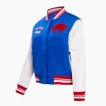 NFL Buffalo Bills Retro Classic Ribbed Wool Varsity Jacket