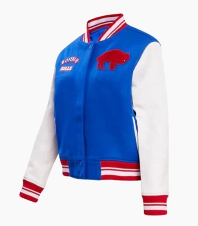 NFL Buffalo Bills Retro Classic Ribbed Wool Varsity Jacket