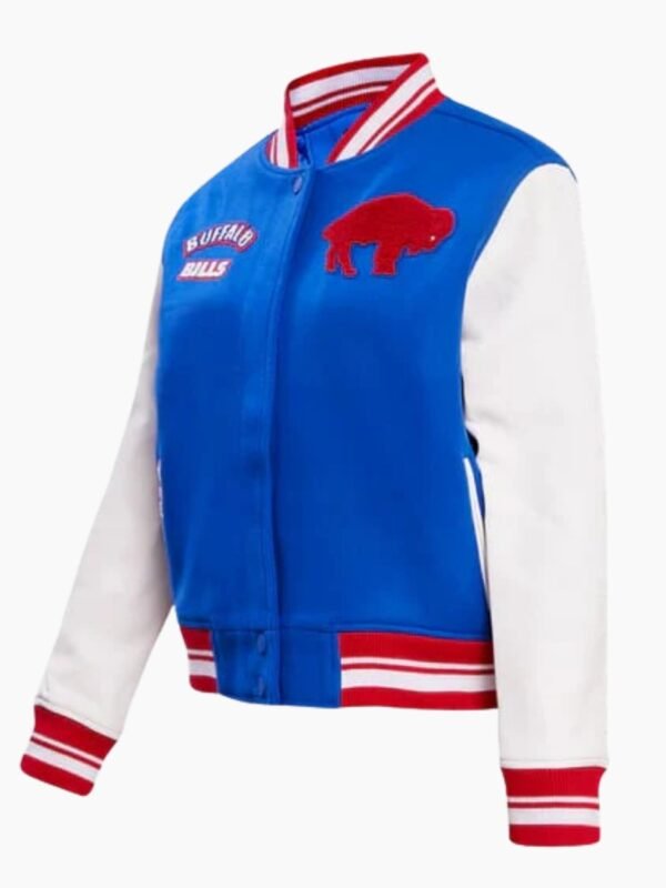 NFL Buffalo Bills Retro Classic Ribbed Wool Varsity Jacket