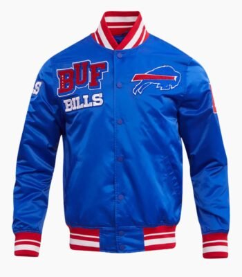NFL Buffalo Bills Ribbed Satin Jacket