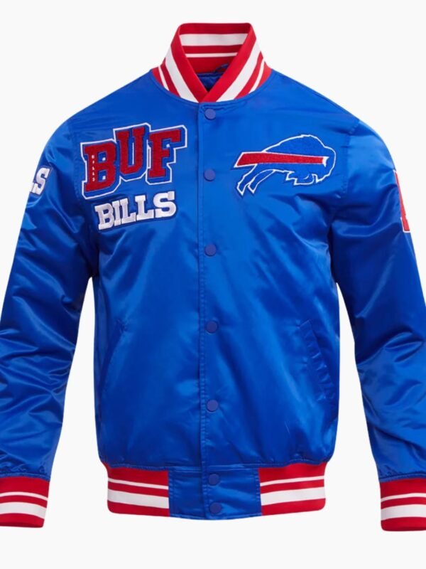 NFL Buffalo Bills Ribbed Satin Jacket
