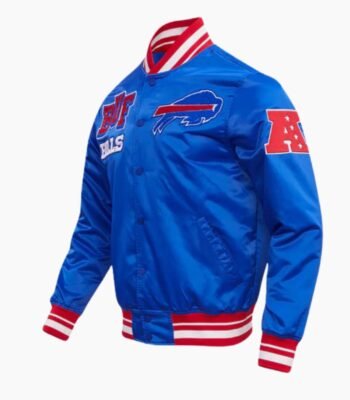 NFL Buffalo Bills Ribbed Satin Jacket