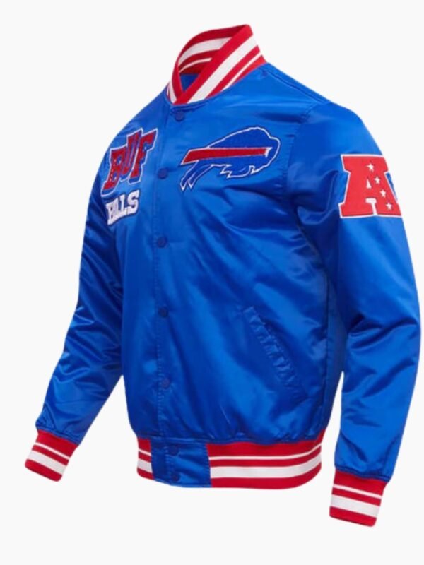 NFL Buffalo Bills Ribbed Satin Jacket