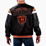 NFL Chicago Bears Varsity Leather Jacket