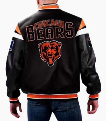 NFL Chicago Bears Varsity Leather Jacket
