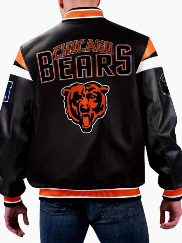 NFL Chicago Bears Varsity Leather Jacket