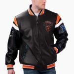 NFL Chicago Bears Varsity Leather Jacket