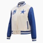 NFL Dallas Cowboys Retro Classic Ribbed Wool Varsity Jacket