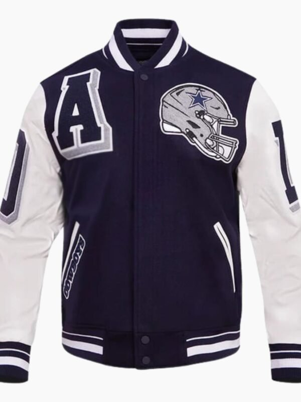 NFL Dallas Cowboys Ribbed Wool Varsity Jacket