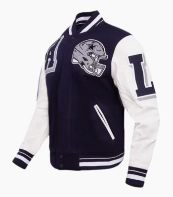 NFL Dallas Cowboys Ribbed Wool Varsity Jacket