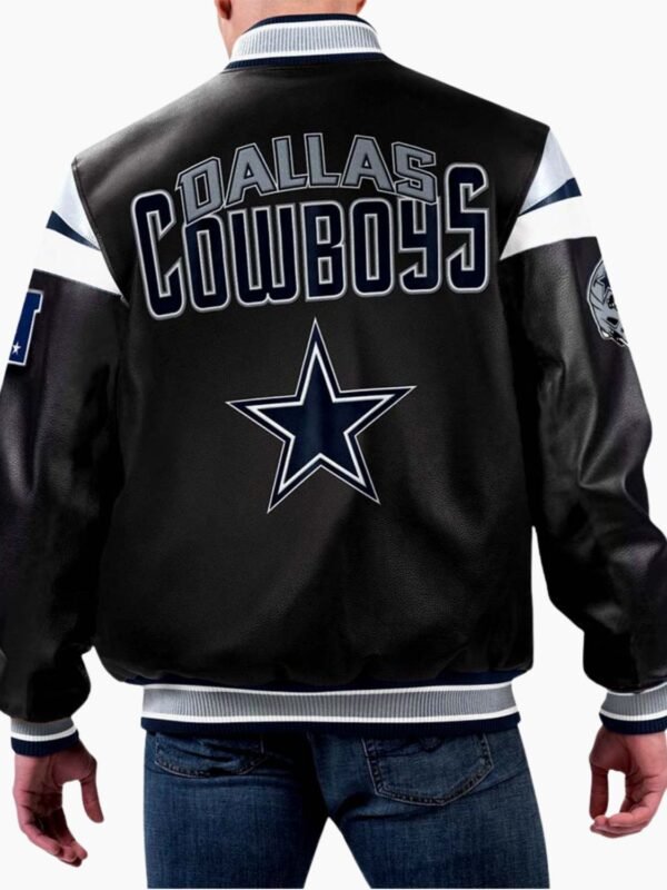 NFL Dallas Cowboys Varsity Leather Jacket