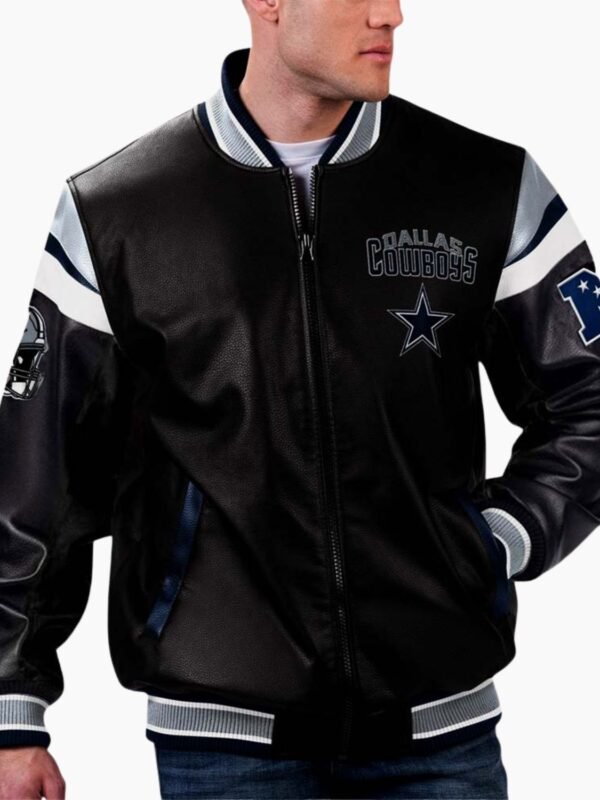 NFL Dallas Cowboys Varsity Leather Jacket