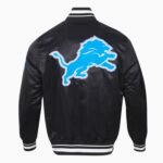 NFL Detroit Lions Script Tail Satin Jacket