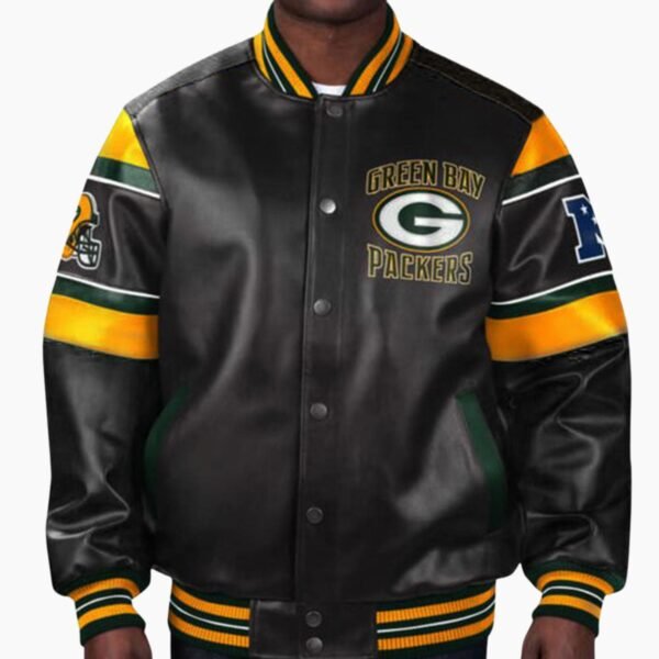 NFL Green Bay Packers Leather Jacket