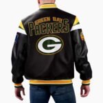 NFL Green Bay Packers Varsity Leather Jacket