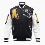 NFL Jacksonville Jaguars Mashup Rib Wool Varsity Jacket