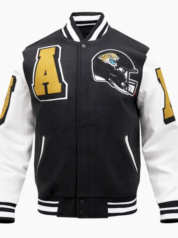 NFL Jacksonville Jaguars Mashup Rib Wool Varsity Jacket