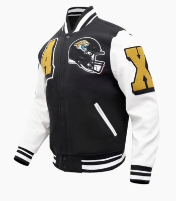 NFL Jacksonville Jaguars Mashup Rib Wool Varsity Jacket