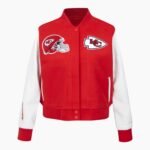NFL Kansas City Chiefs Classic Red Wool Varsity Jacket