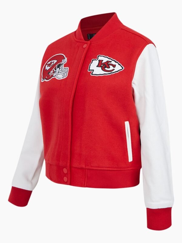 NFL Kansas City Chiefs Classic Red Wool Varsity Jacket