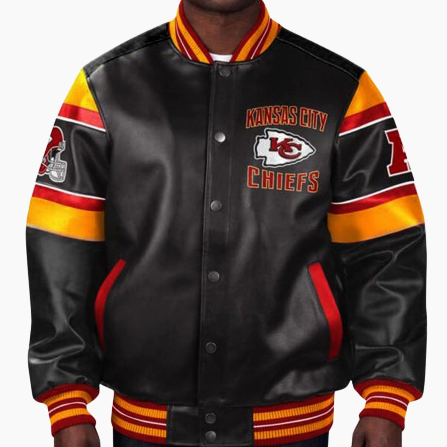 NFL Kansas City Chiefs Leather Jacket NFL Kansas City Chiefs Leather Jacket