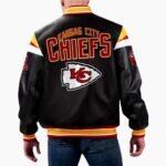 NFL Kansas City Chiefs Varsity Leather Jacket