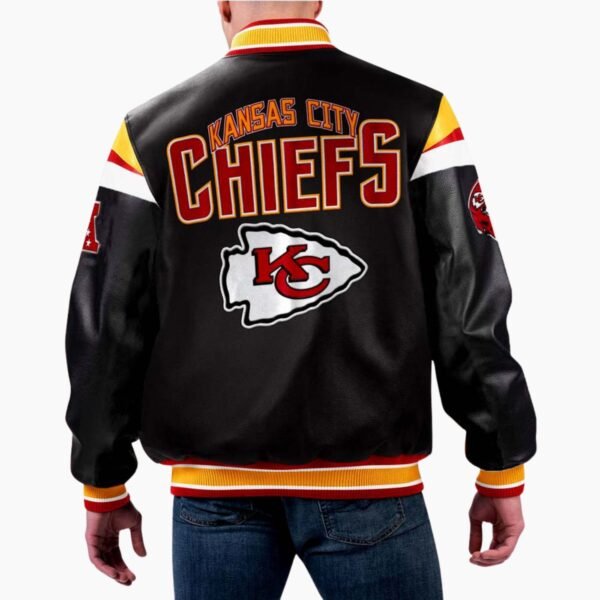 NFL Kansas City Chiefs Varsity Leather Jacket