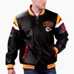 NFL Kansas City Chiefs Varsity Leather Jacket