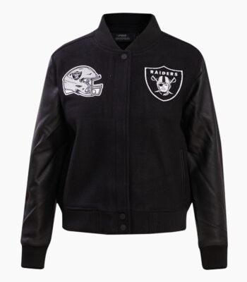 NFL Las Vegas Raiders Classic Wool Womens Varsity Jacket