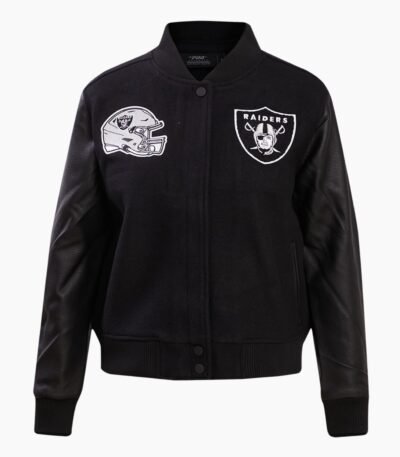 NFL Las Vegas Raiders Classic Wool Womens Varsity Jacket