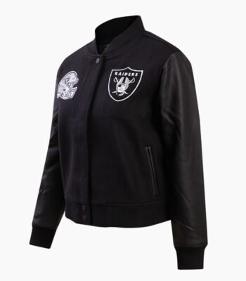 NFL Las Vegas Raiders Classic Wool Womens Varsity Jacket